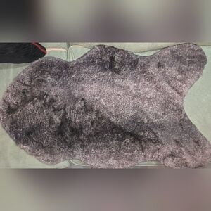 Mon Chateau small faux fur rug